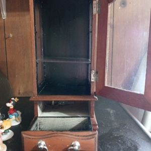 Home made wooden musical jewelry box